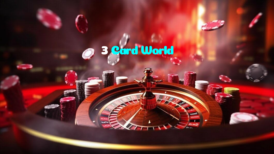 3 Card World casino presented on mobile device in Pakistan with slots and live games
